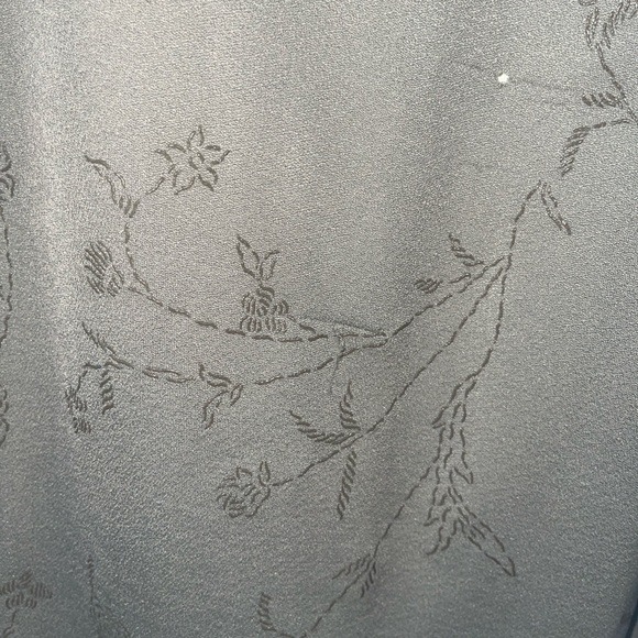 Y2K Vintage Norton McNaughton Olive Green Floral Maxi Skirt - Picture 3 of 8